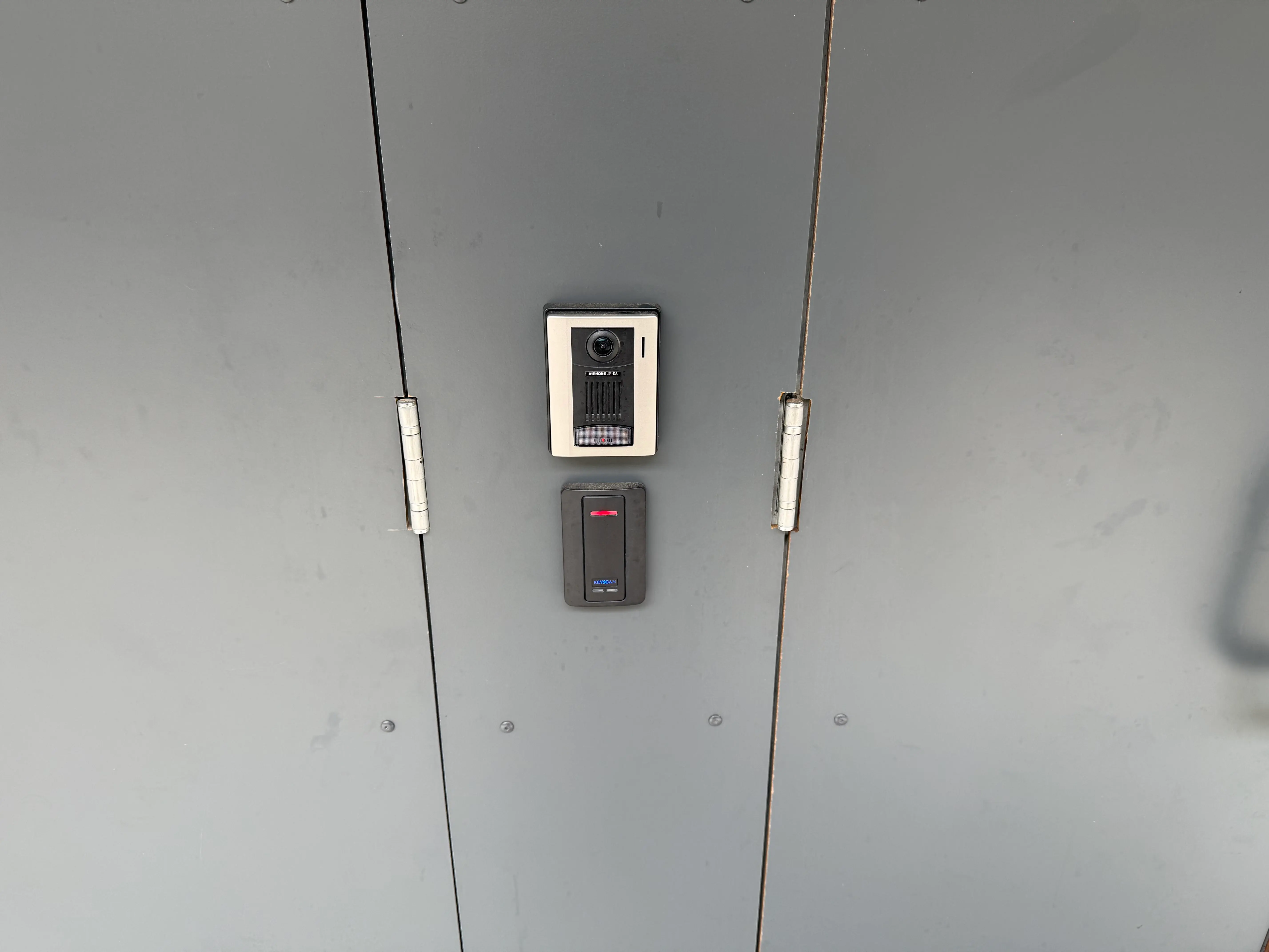 Access control and intercom combined entry system